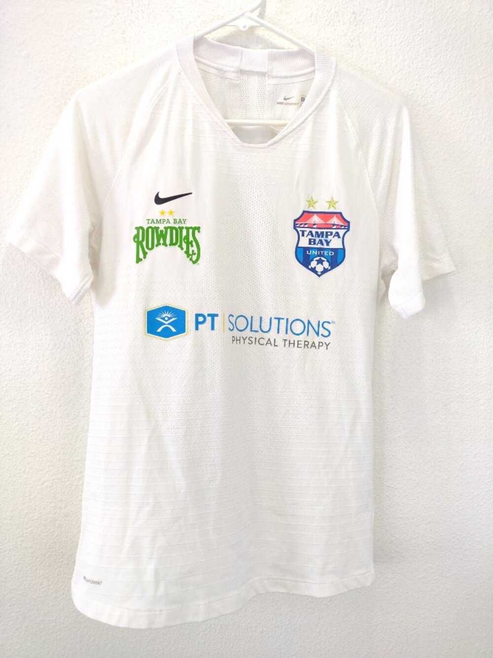 Nike Vaporknit Tampa Bay Rowdies United Soccer Jersey Men's Small White